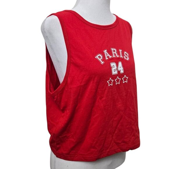Fourteen Twelve Paris 24 Red Tank Top XXL - Picture 2 of 12